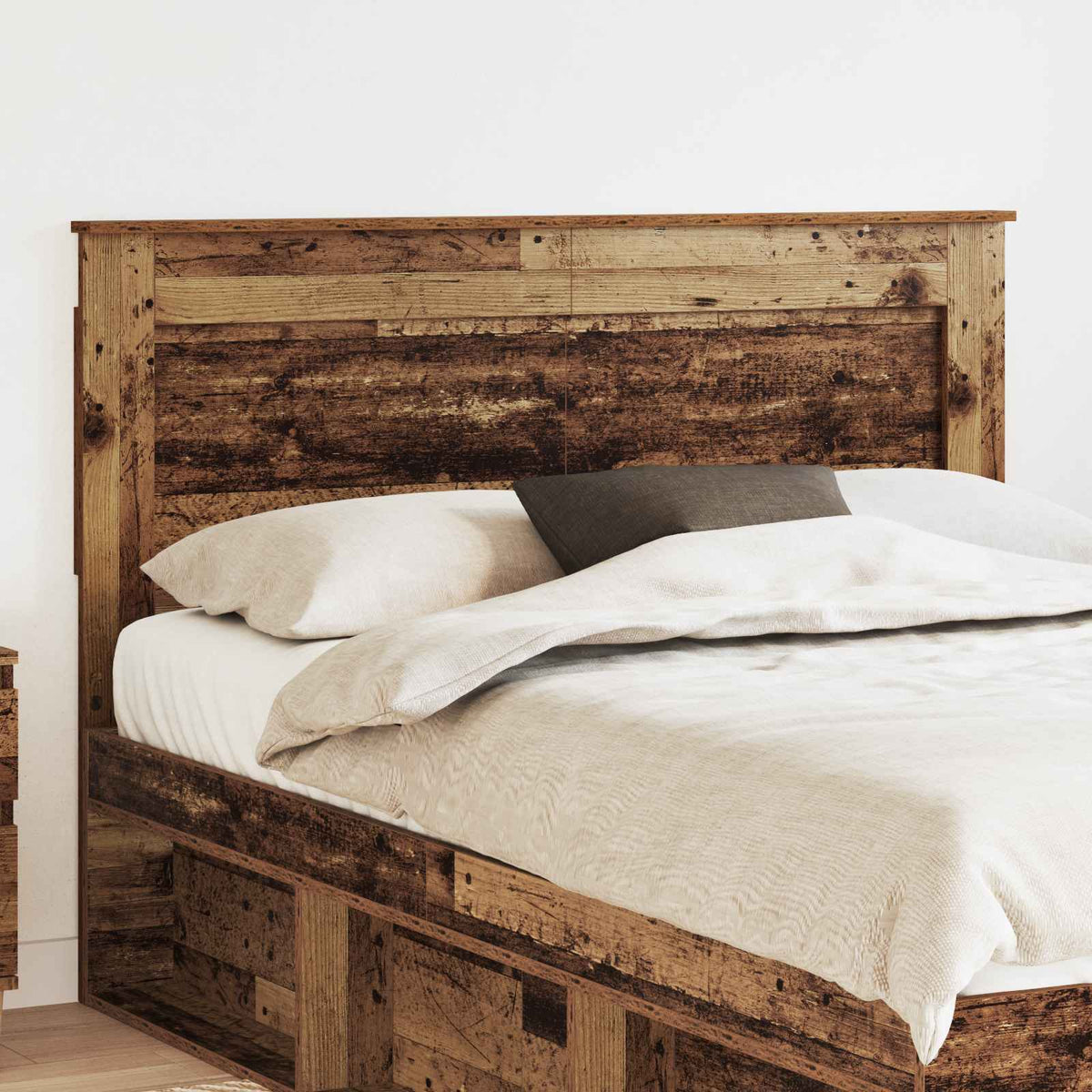Hoofdbord met hoofdeinde Oud Hout 150 cm Bewerkt hout is nu te koop bij PeponiXL, paradijselijk wonen!