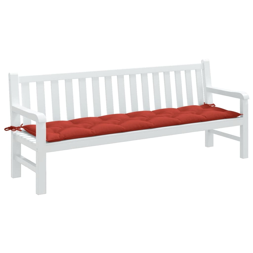 Tuinbankkussen 200x50x7 cm stof gemêleerd rood is nu te koop bij PeponiXL, paradijselijk wonen!