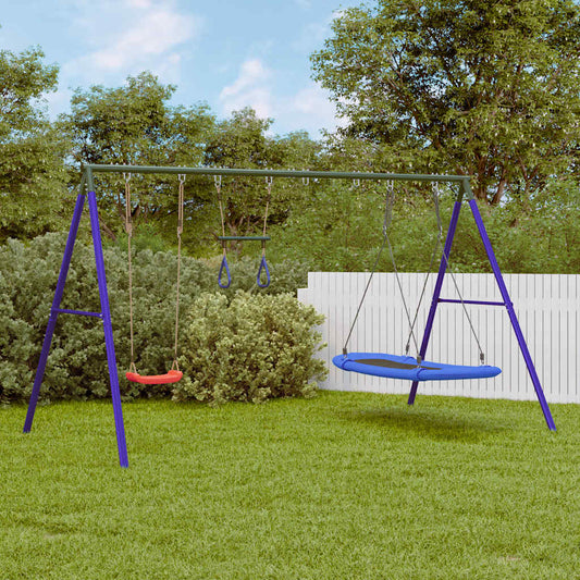 Schommelset met schommel, trapeze en nestschommel is nu te koop bij PeponiXL, paradijselijk wonen!