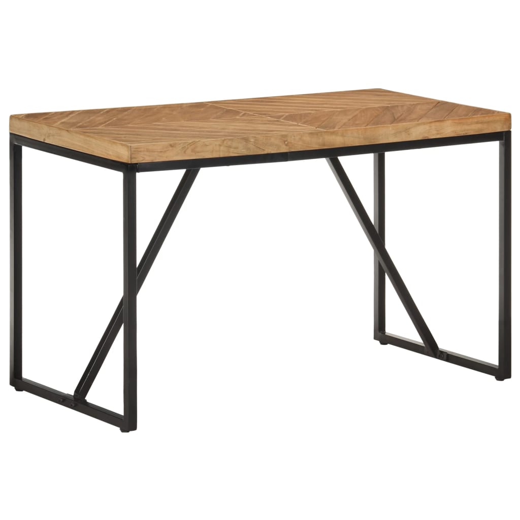 Eettafel 120x60x76 cm massief acaciahout en mangohout is nu te koop bij PeponiXL, paradijselijk wonen!