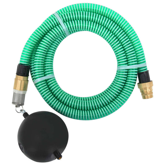 Zuigslang met messing koppelingen 1,1'' 7 m PVC groen is nu te koop bij PeponiXL, paradijselijk wonen!