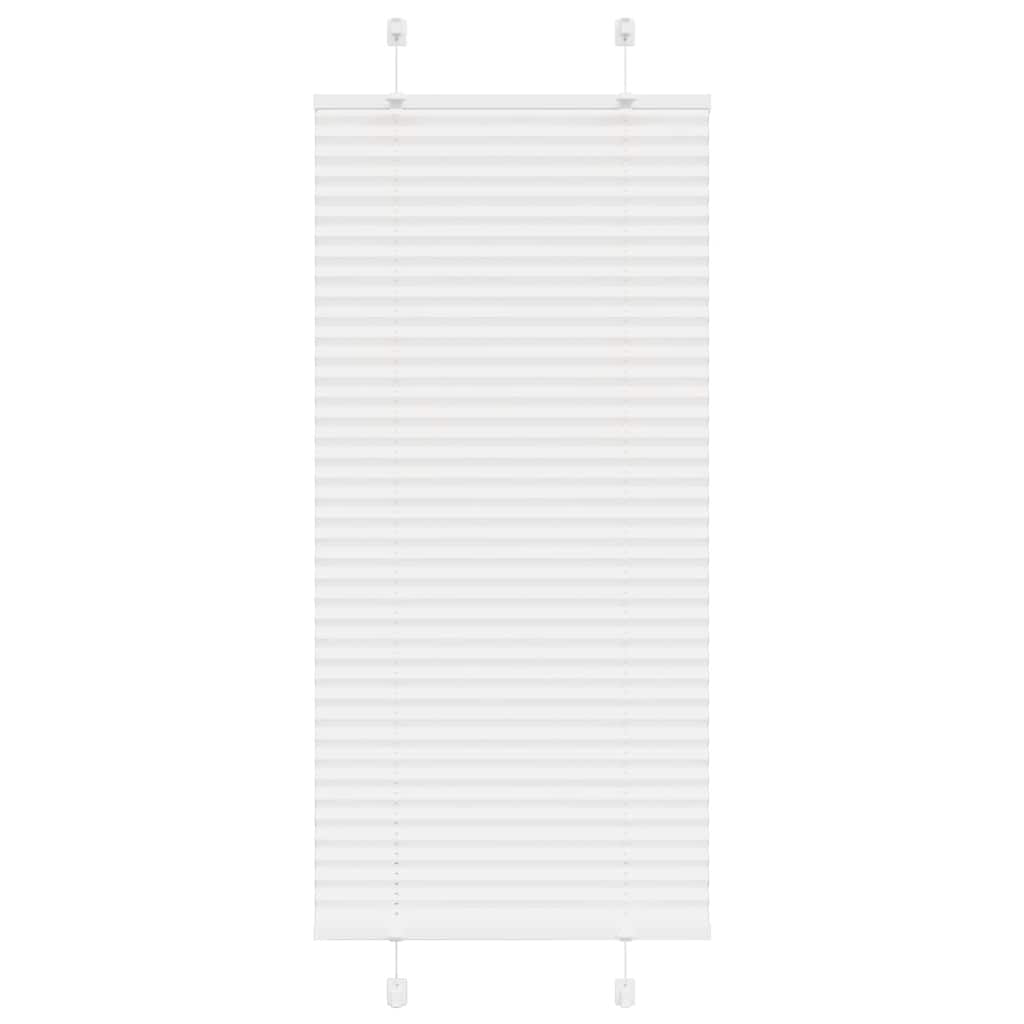 Plissé rolgordijn 55x100 cm stofbreedte 54,4 cm polyester wit is nu te koop bij PeponiXL, paradijselijk wonen!