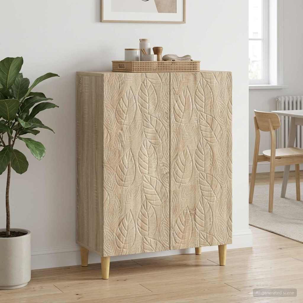 Dressoir Sonoma Eiken 66 x 34,5 x 90 cm Bewerkt hout is nu te koop bij PeponiXL, paradijselijk wonen!