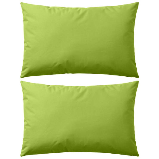 Buitenkussens 60x40 cm appeltjesgroen 2 st is nu te koop bij PeponiXL, paradijselijk wonen!