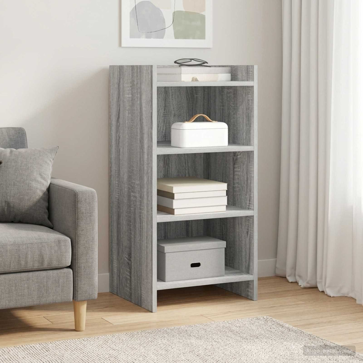 Dressoir Grijs Sonoma 40 x 36 x 80 cm Bewerkt hout is nu te koop bij PeponiXL, paradijselijk wonen!