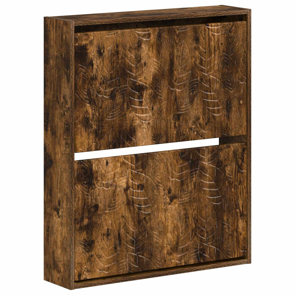 Wandgemonteerde Schoenkast DELFT 71 x 17 x 86 cm Bewerkt hout is nu te koop bij PeponiXL, paradijselijk wonen!