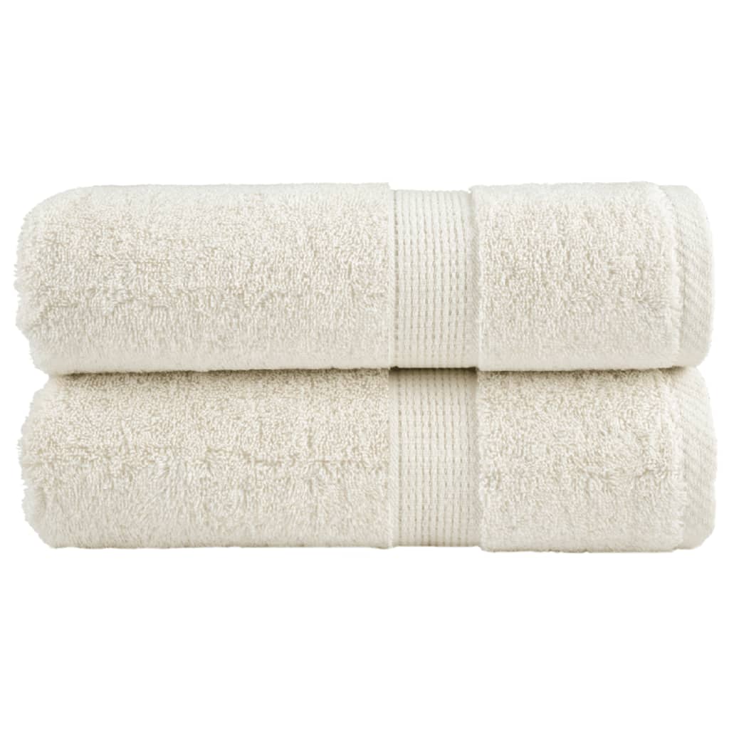 Gastendoekjes SOLUND 2 st 600 g/m² 30x50 cm crèmekleurig is nu te koop bij PeponiXL, paradijselijk wonen!