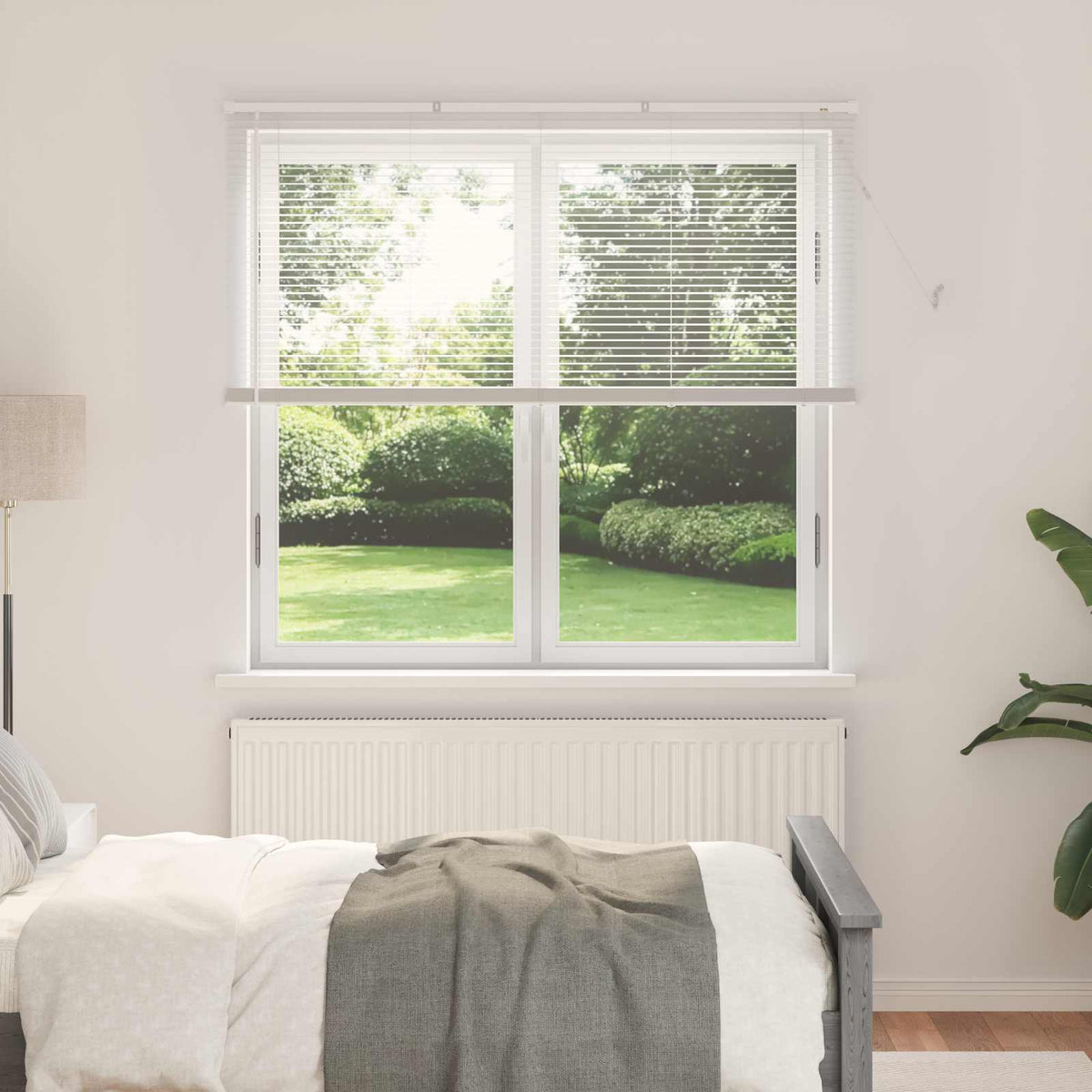 Venetiaanse Blind Wit 150 x 160 cm PVC is nu te koop bij PeponiXL, paradijselijk wonen!