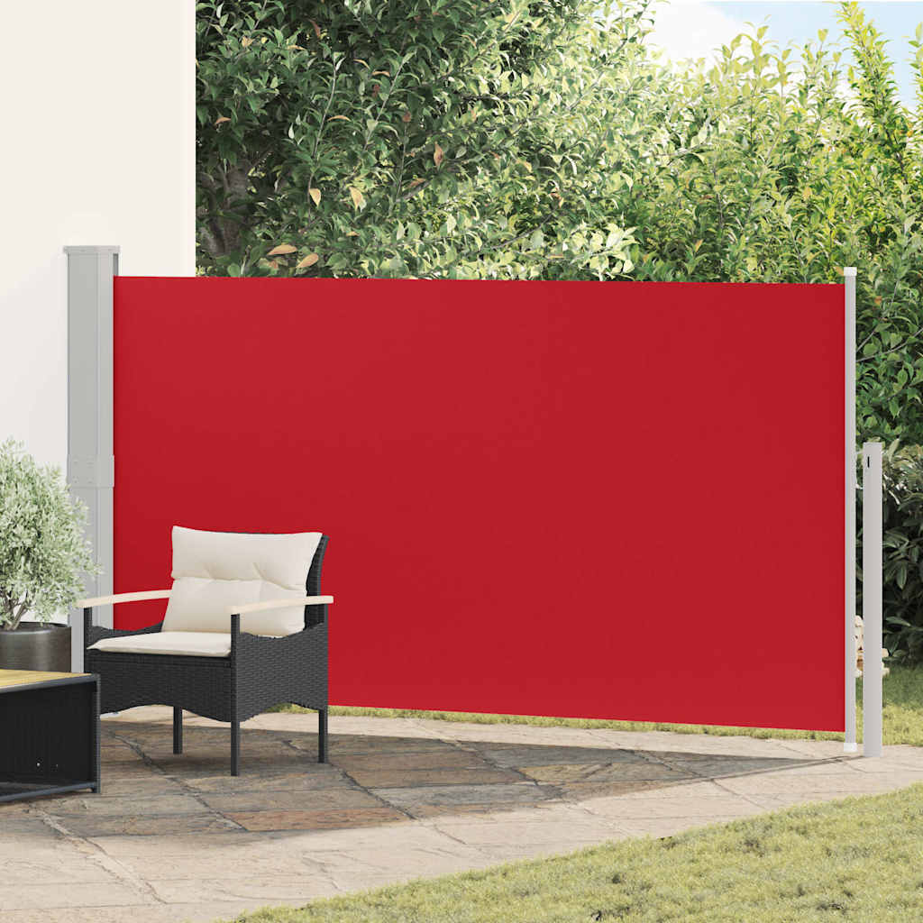 Wind-/zonnescherm uittrekbaar 160x300 cm rood is nu te koop bij PeponiXL, paradijselijk wonen!