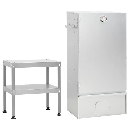 BBQ-rookoven met tafel gegalvaniseerd staal is nu te koop bij PeponiXL, paradijselijk wonen!