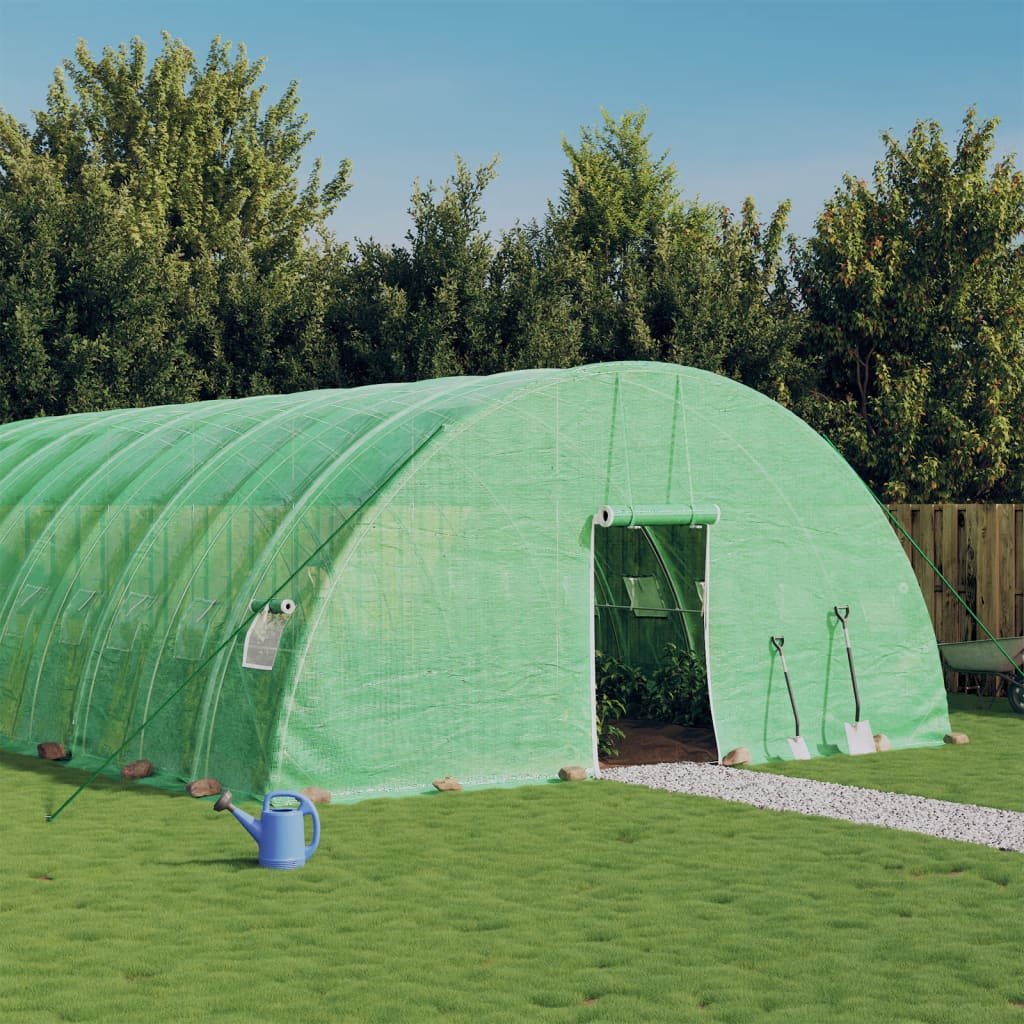 Tuinkas met stalen frame 36 m² 6x6x2,85 m groen is nu te koop bij PeponiXL, paradijselijk wonen!