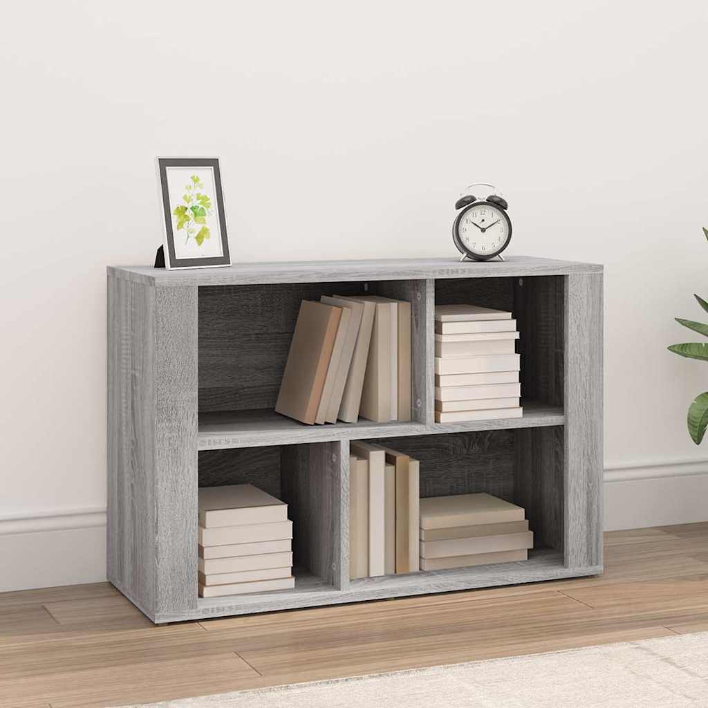 Dressoir 80x30x54 cm bewerkt hout grijs sonoma eikenkleurig is nu te koop bij PeponiXL, paradijselijk wonen!