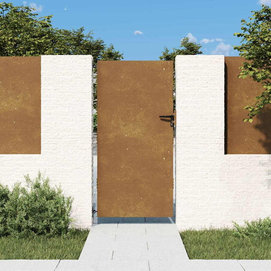 Poort 85x175 cm cortenstaal is nu te koop bij PeponiXL, paradijselijk wonen!