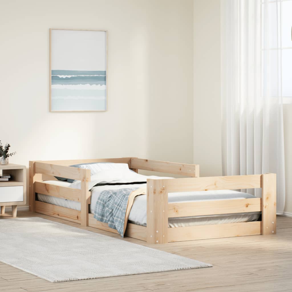 Bedframe zonder matras massief grenenhout 100x200 cm is nu te koop bij PeponiXL, paradijselijk wonen!