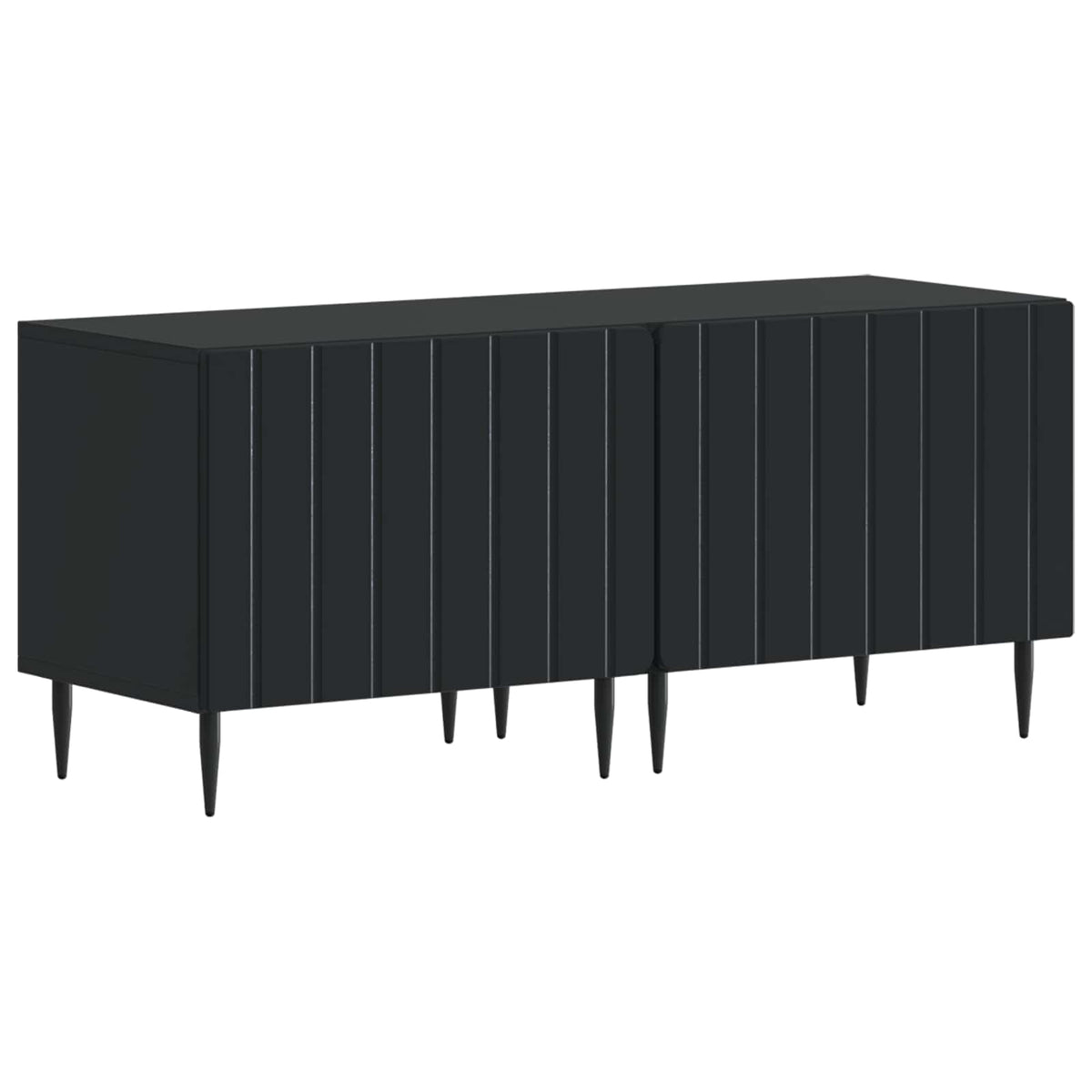 Tv-meubel Zwart Bewerkt hout is nu te koop bij PeponiXL, paradijselijk wonen!
