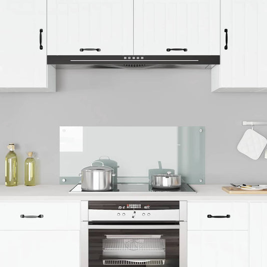 Spatscherm keuken 100x40 cm gehard glas transparant is nu te koop bij PeponiXL, paradijselijk wonen!