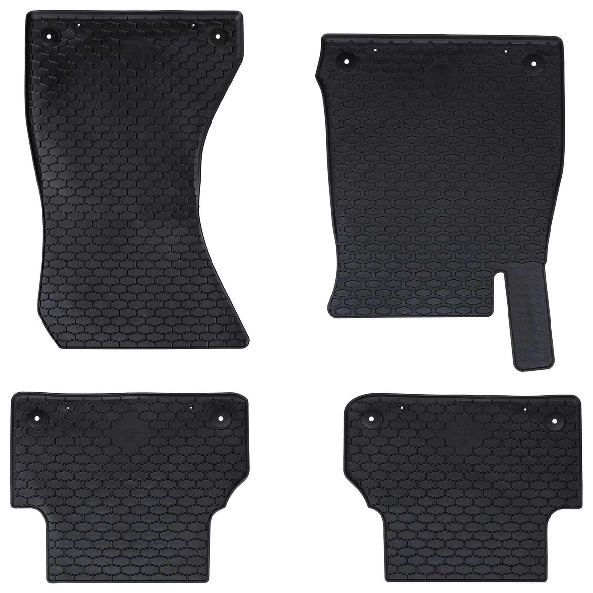 Autobodemmat 4 pcs Zwart geschikt voor Audi A4 B9 2015-2024 is nu te koop bij PeponiXL, paradijselijk wonen!