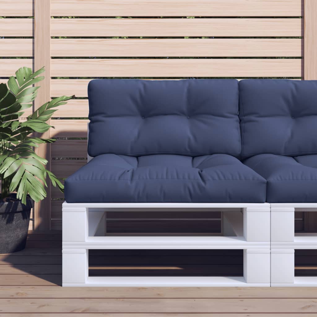 Palletkussenset 70x40x12 cm stof marineblauw is nu te koop bij PeponiXL, paradijselijk wonen!