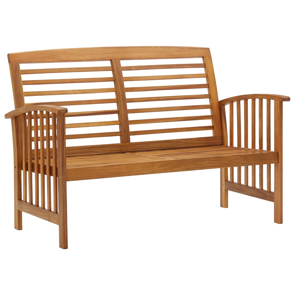 Tuinbank 119 cm massief acaciahout is nu te koop bij PeponiXL, paradijselijk wonen!
