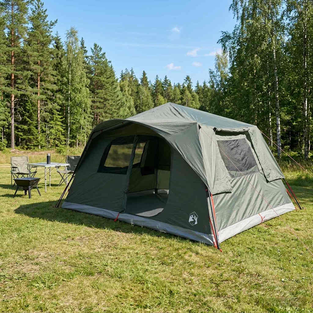 Directe Tent Legergroen 365 x 280 x 200 cm Polyester en staal is nu te koop bij PeponiXL, paradijselijk wonen!
