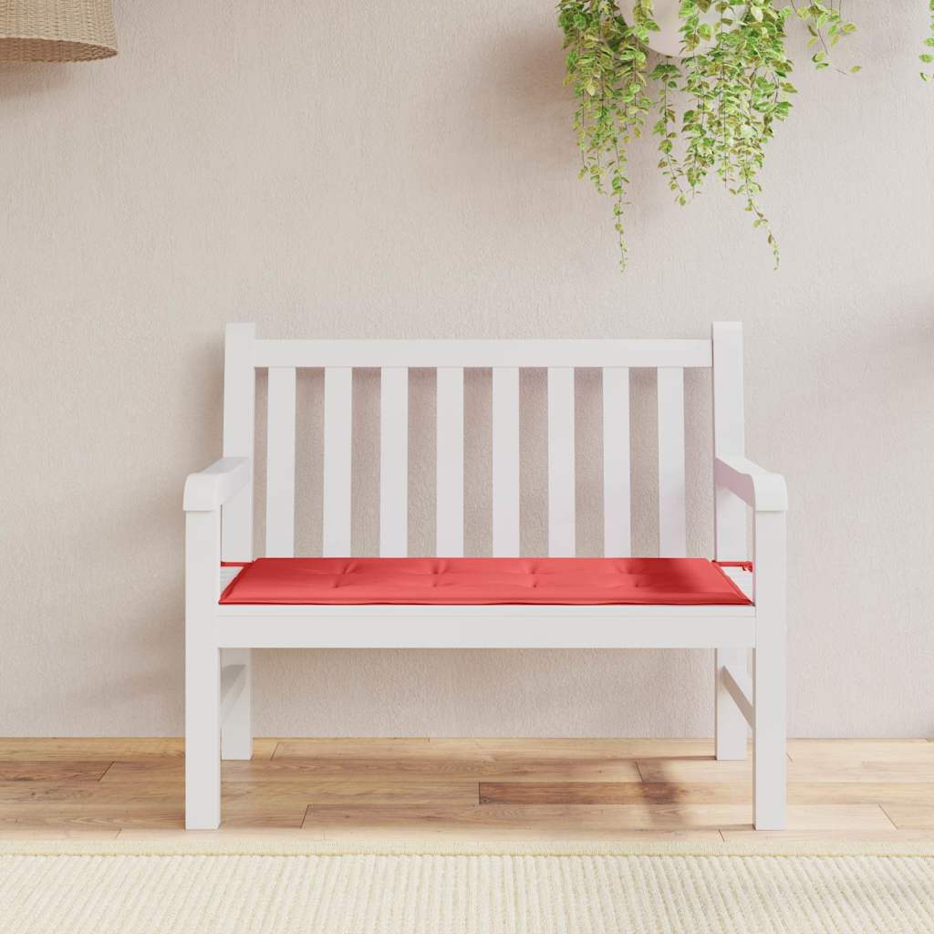 Tuinbankkussen 100x50x3 cm oxford stof rood is nu te koop bij PeponiXL, paradijselijk wonen!