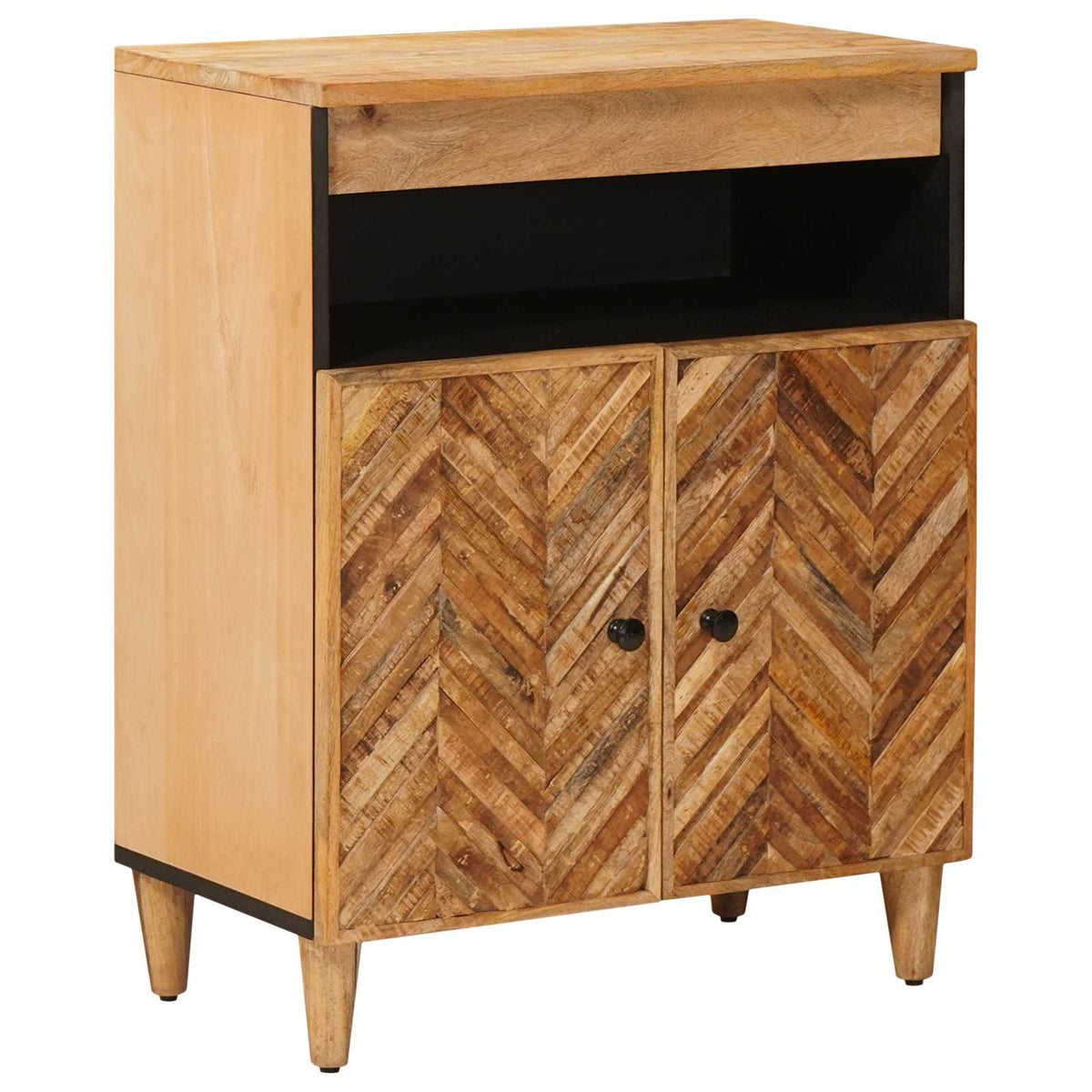 Opslagkasten Bruin 60 x 33,5 x 75 cm Massief Mango Hout is nu te koop bij PeponiXL, paradijselijk wonen!