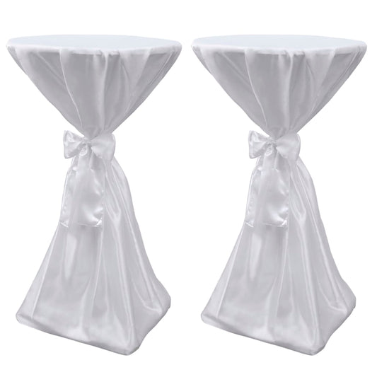 Statafelhoes met strik 60cm Wit (2 stuks) is nu te koop bij PeponiXL, paradijselijk wonen!