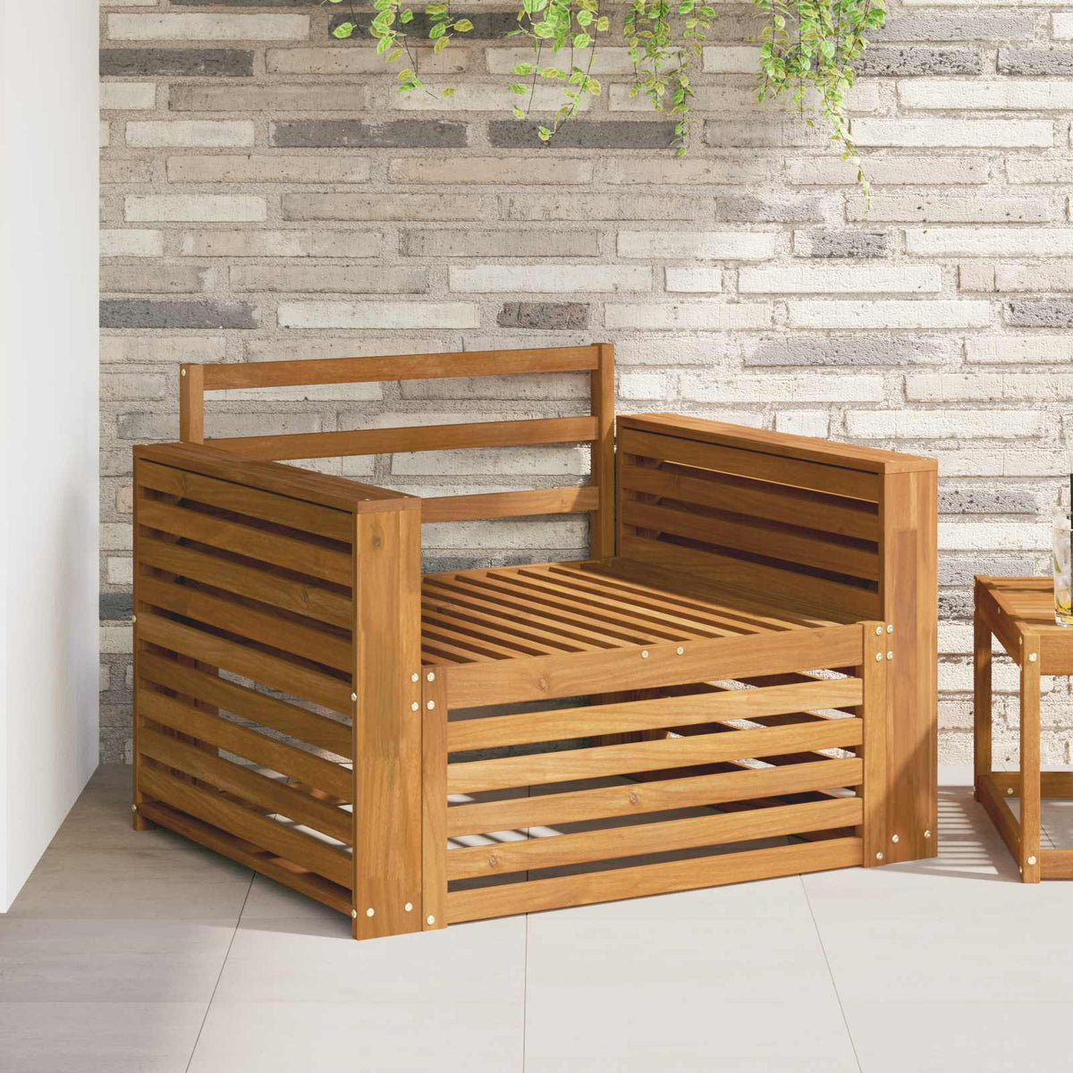 2 Stuk Tuinbank Naturel is nu te koop bij PeponiXL, paradijselijk wonen!