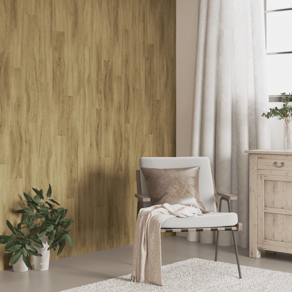 Wandpanelen houtlook 4,12 m² PVC bruin is nu te koop bij PeponiXL, paradijselijk wonen!