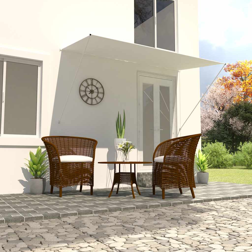 Luifel uittrekbaar 250x150 cm crème is nu te koop bij PeponiXL, paradijselijk wonen!
