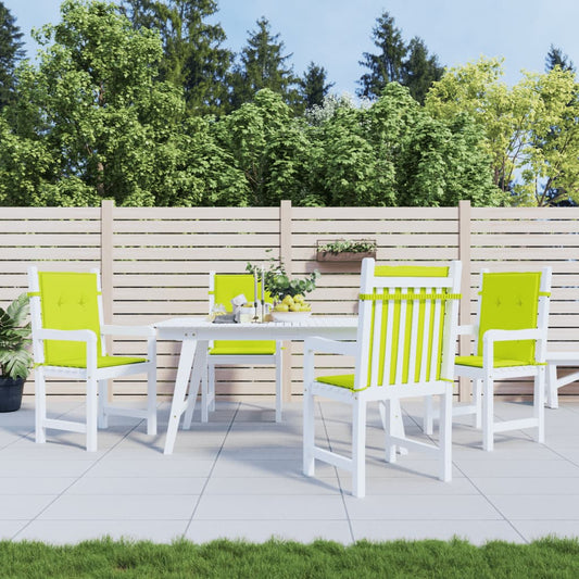 Tuinstoelkussens 4 st 100x50x3 cm oxford stof heldergroen is nu te koop bij PeponiXL, paradijselijk wonen!