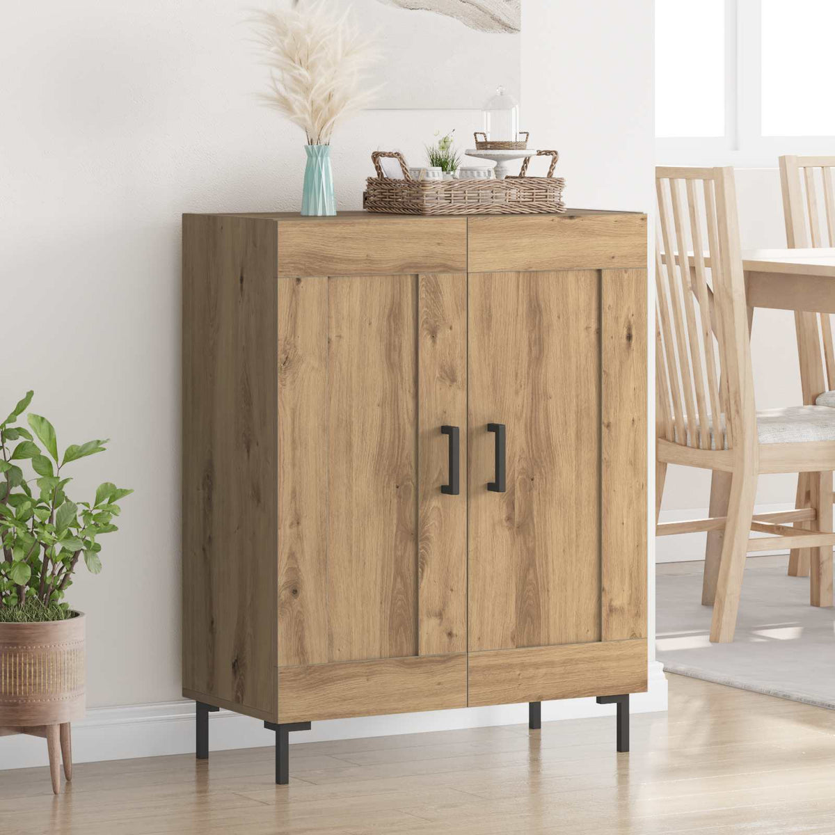 Dressoir Artisan Eiken 69,5 x 34 x 90 cm is nu te koop bij PeponiXL, paradijselijk wonen!
