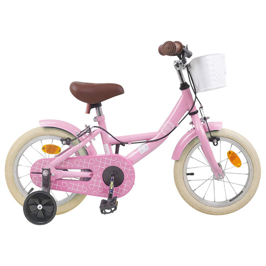 Kinderfiets 14 Inch voor 3-5 jaar oud Lichtroze is nu te koop bij PeponiXL, paradijselijk wonen!