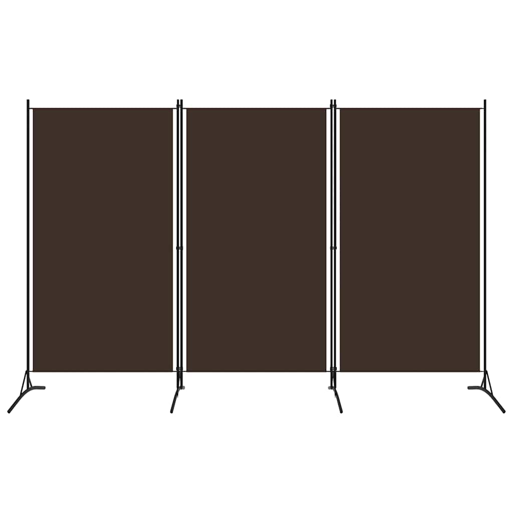Kamerscherm met 3 panelen 260x180 cm bruin is nu te koop bij PeponiXL, paradijselijk wonen!
