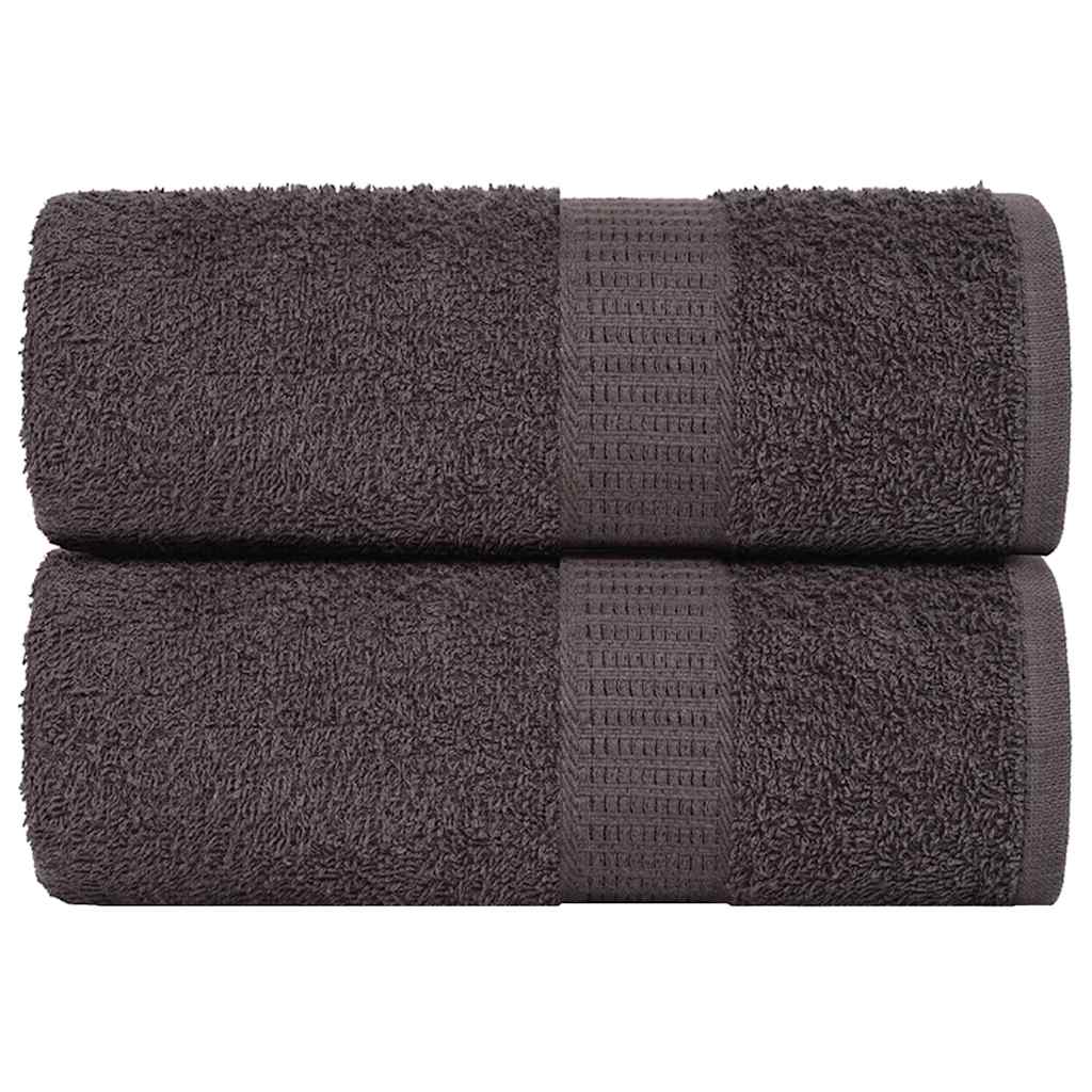 Washandjes FROGN 2 st 30x30 cm 360 g/m² antraciet is nu te koop bij PeponiXL, paradijselijk wonen!