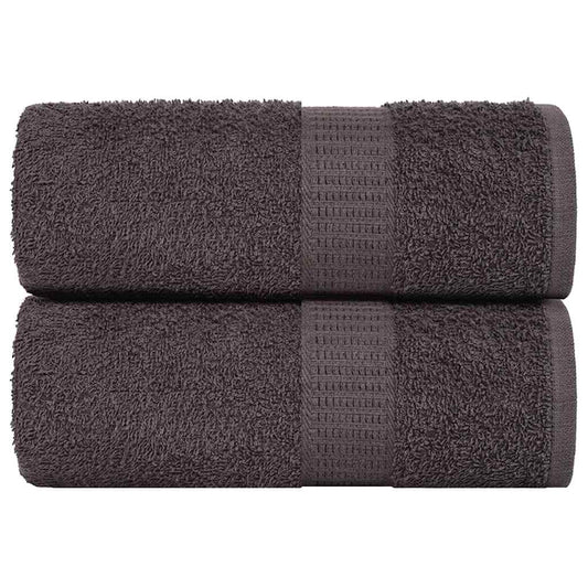 Washandjes FROGN 2 st 30x30 cm 360 g/m² antraciet is nu te koop bij PeponiXL, paradijselijk wonen!
