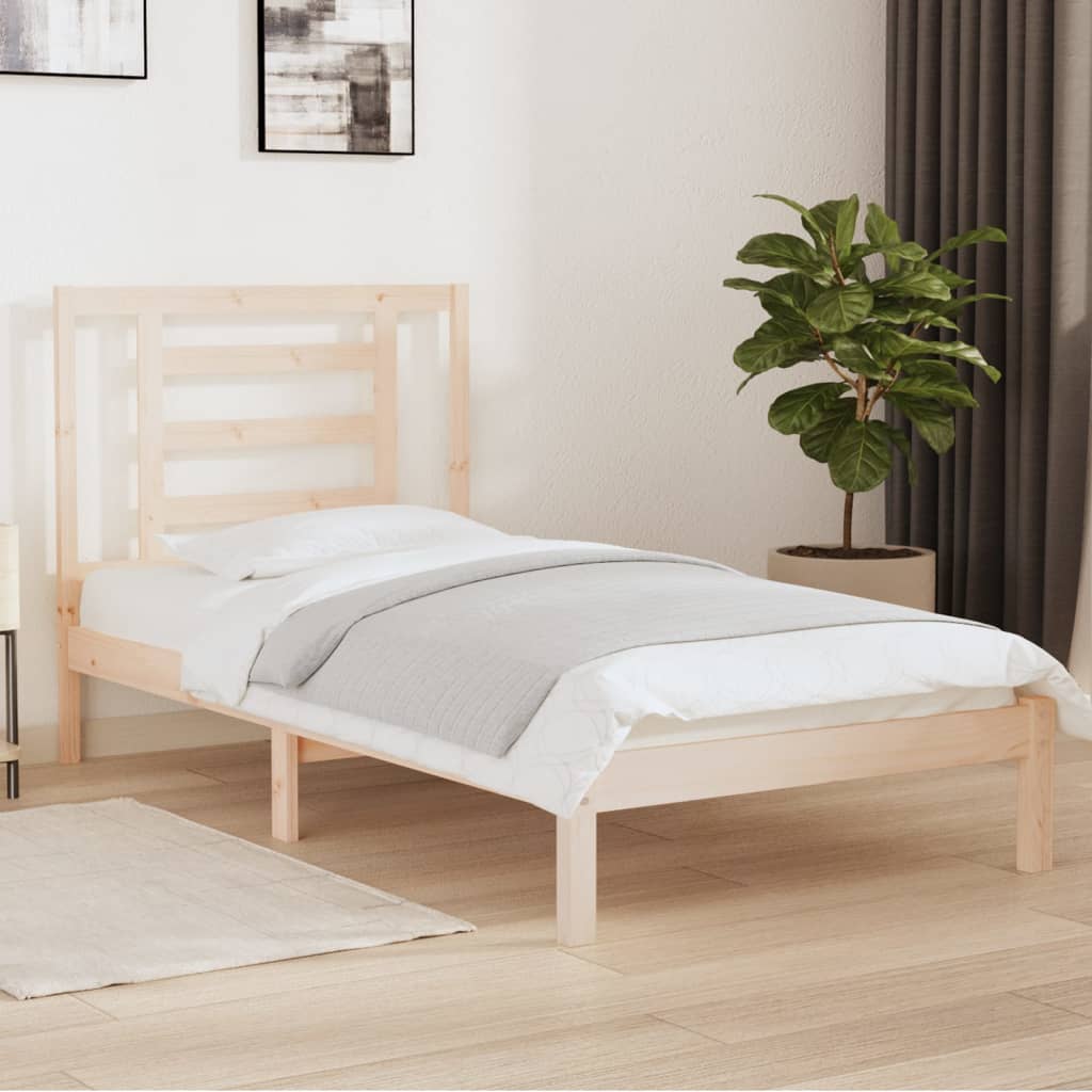 Bedframe zonder matras massief grenenhout 90x200 cm is nu te koop bij PeponiXL, paradijselijk wonen!