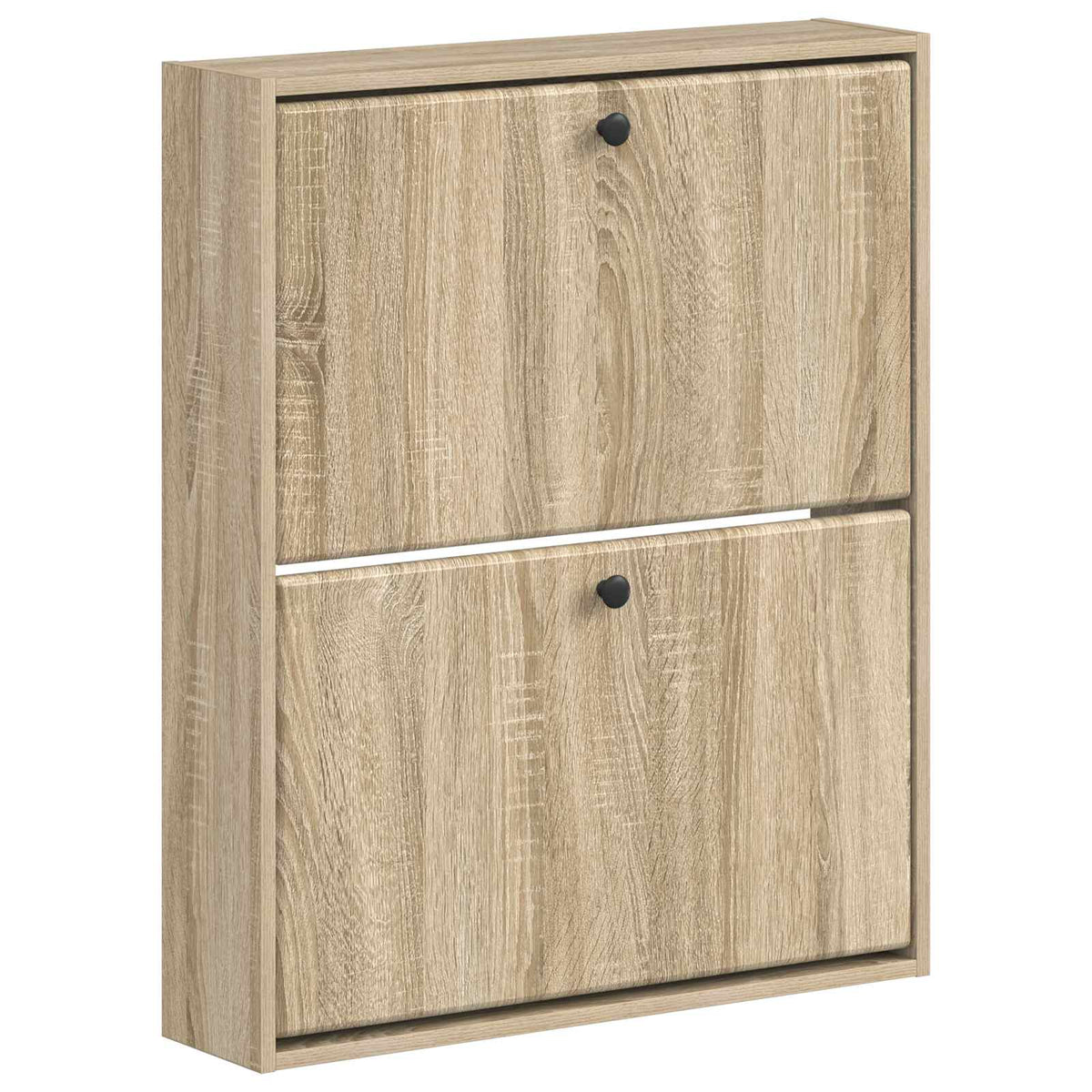Wandgemonteerde Schoenkast BREDA 71 x 17 x 86 cm Bewerkt hout is nu te koop bij PeponiXL, paradijselijk wonen!