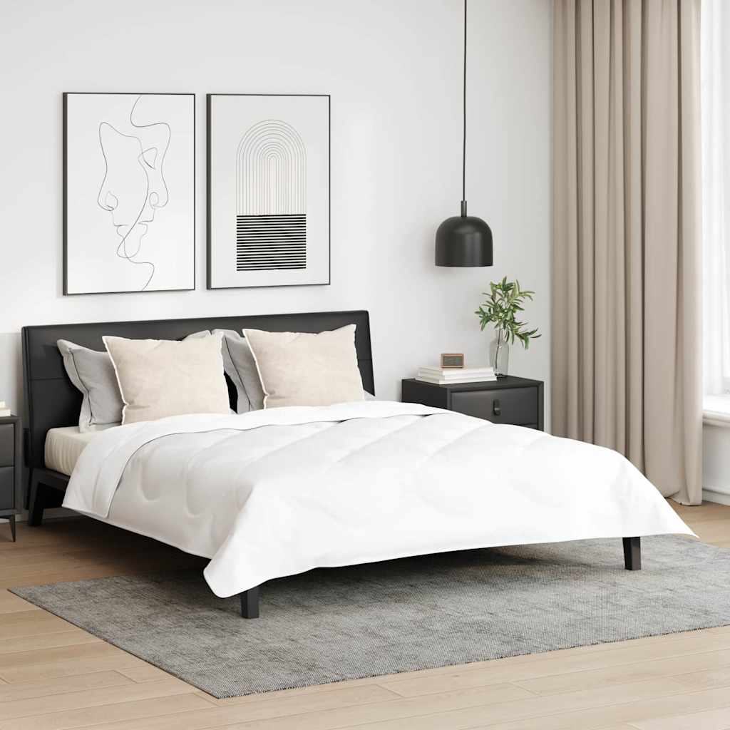 Hoofdkussen met kussen 2 pcs Wit 61 x 41 x 20 cm Polyester is nu te koop bij PeponiXL, paradijselijk wonen!