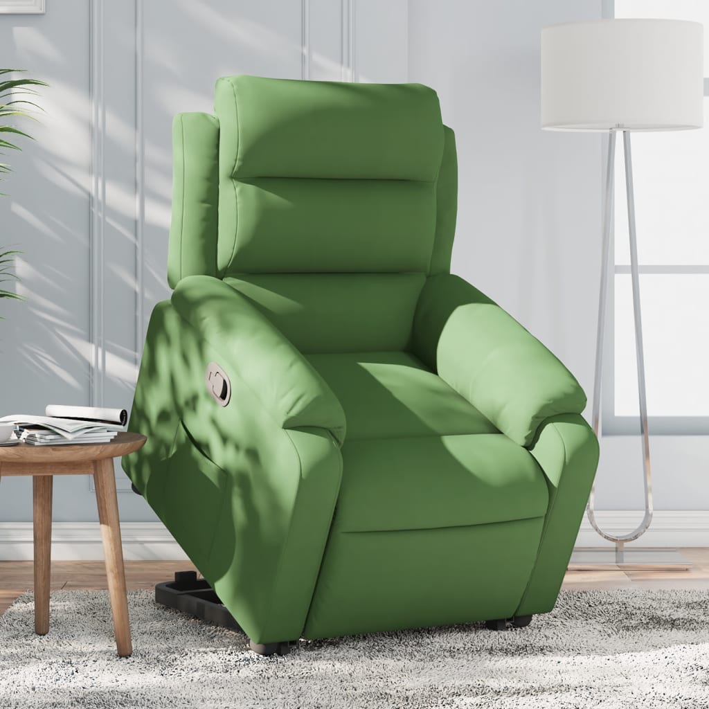 Sta-op-stoel verstelbaar fluweel lichtgroen is nu te koop bij PeponiXL, paradijselijk wonen!