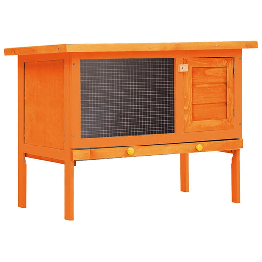 Konijnenhok voor buiten met 1 verdieping hout is nu te koop bij PeponiXL, paradijselijk wonen!
