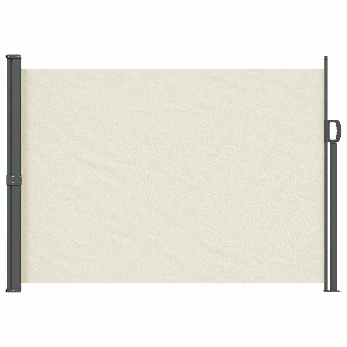 Uittrekbaar Zijscherm 100% polyester ijzer staal is nu te koop bij PeponiXL, paradijselijk wonen!