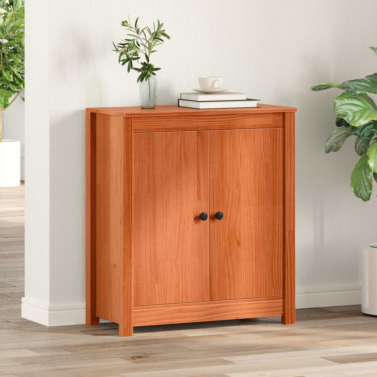 Dressoir Wasbruin 70 x 35 x 80 cm Massief grenenhout is nu te koop bij PeponiXL, paradijselijk wonen!
