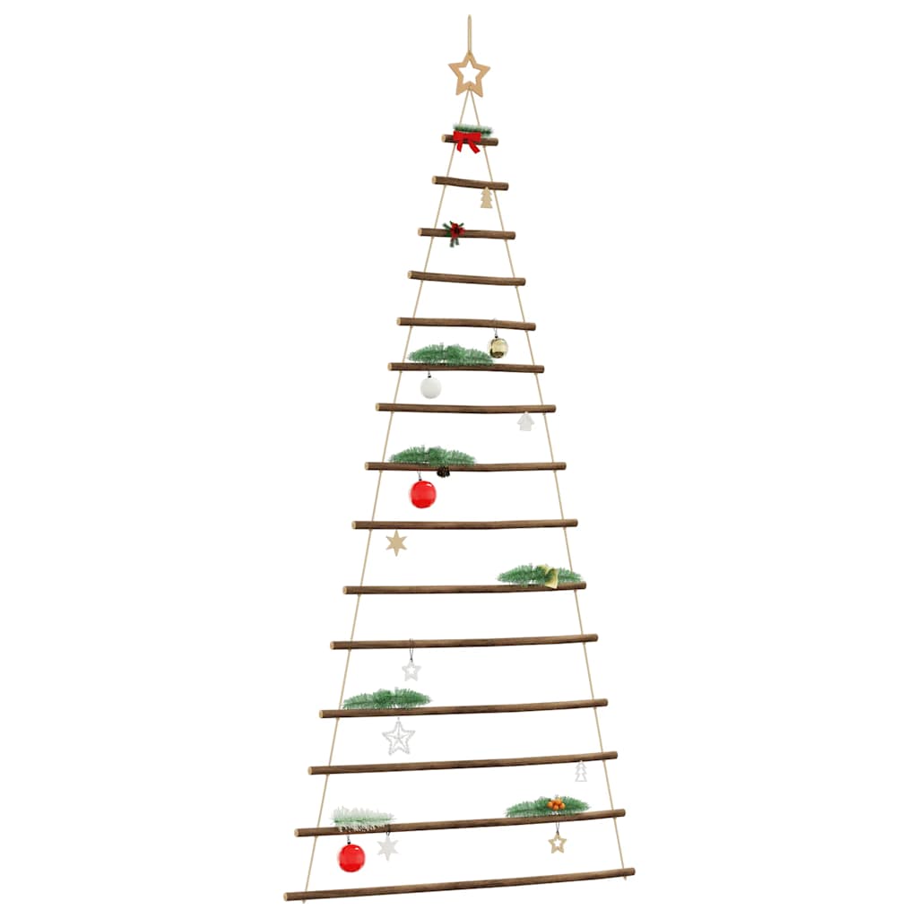 Hangende kerstboom met topster 100x210 cm natuurlijke tak is nu te koop bij PeponiXL, paradijselijk wonen!