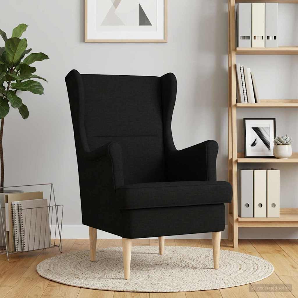 Fauteuil Zwart Stof is nu te koop bij PeponiXL, paradijselijk wonen!