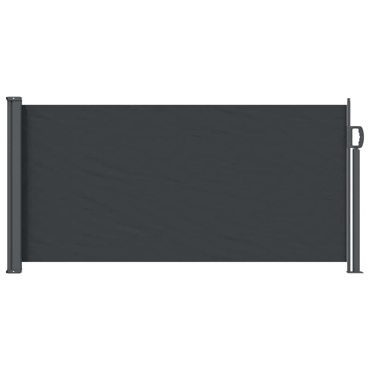 Uittrekbaar Zijscherm Zwart 300 x 100 cm Polyester is nu te koop bij PeponiXL, paradijselijk wonen!