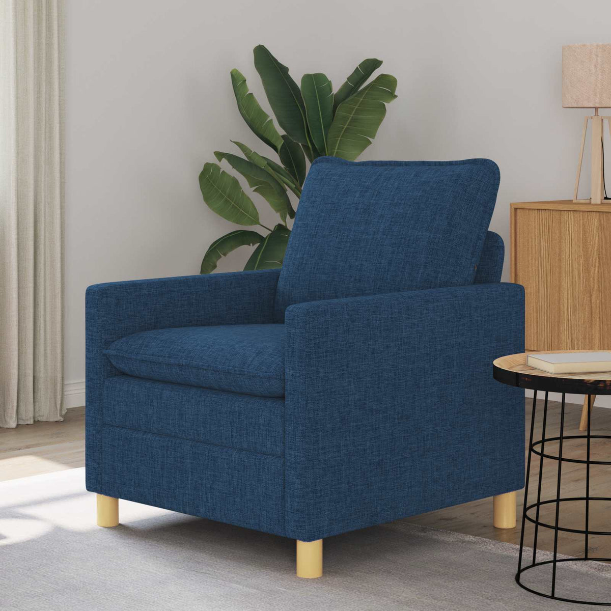 Bank Blauw Stof is nu te koop bij PeponiXL, paradijselijk wonen!