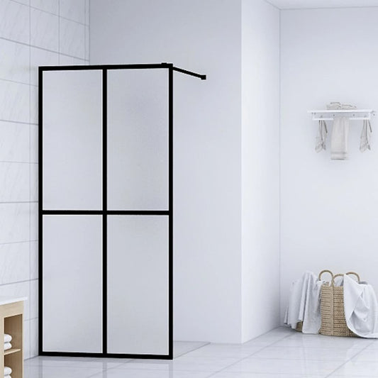 Inloopdouchewand 140x195 cm mat gehard glas is nu te koop bij PeponiXL, paradijselijk wonen!