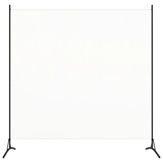 Kamerscherm met 1 paneel 175x180 cm stof wit is nu te koop bij PeponiXL, paradijselijk wonen!