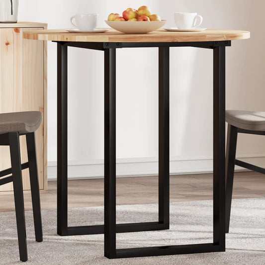 Tafelblad rond Ø 80x2 cm massief acaciahout is nu te koop bij PeponiXL, paradijselijk wonen!